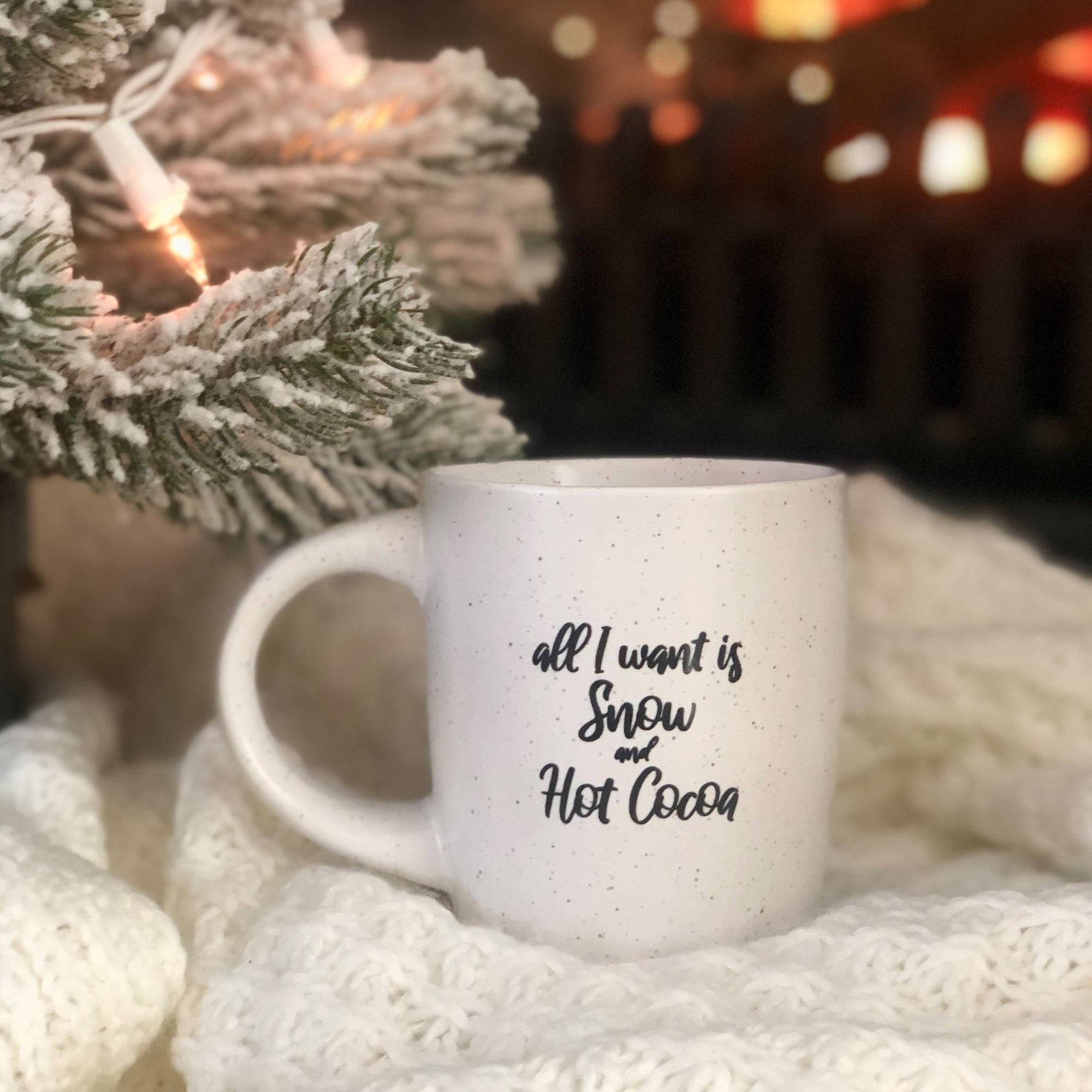 All I Want is Snow and Hot Cocoa Mug - Pretty Collected