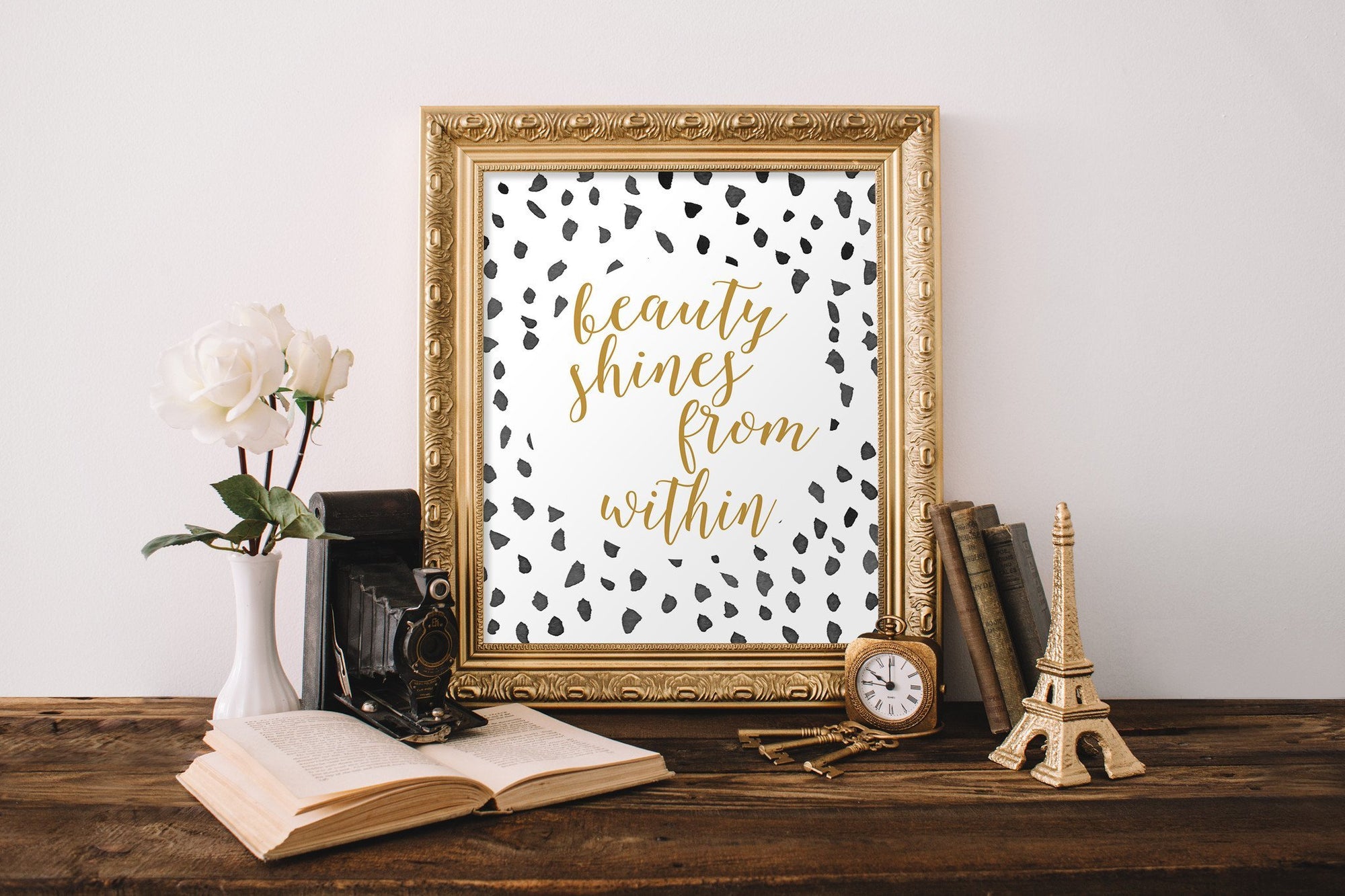 Beauty Shines From Within Printable - Pretty Collected