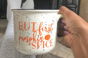 But First, Pumpkin Spice Campfire Coffee Mug - Pretty Collected