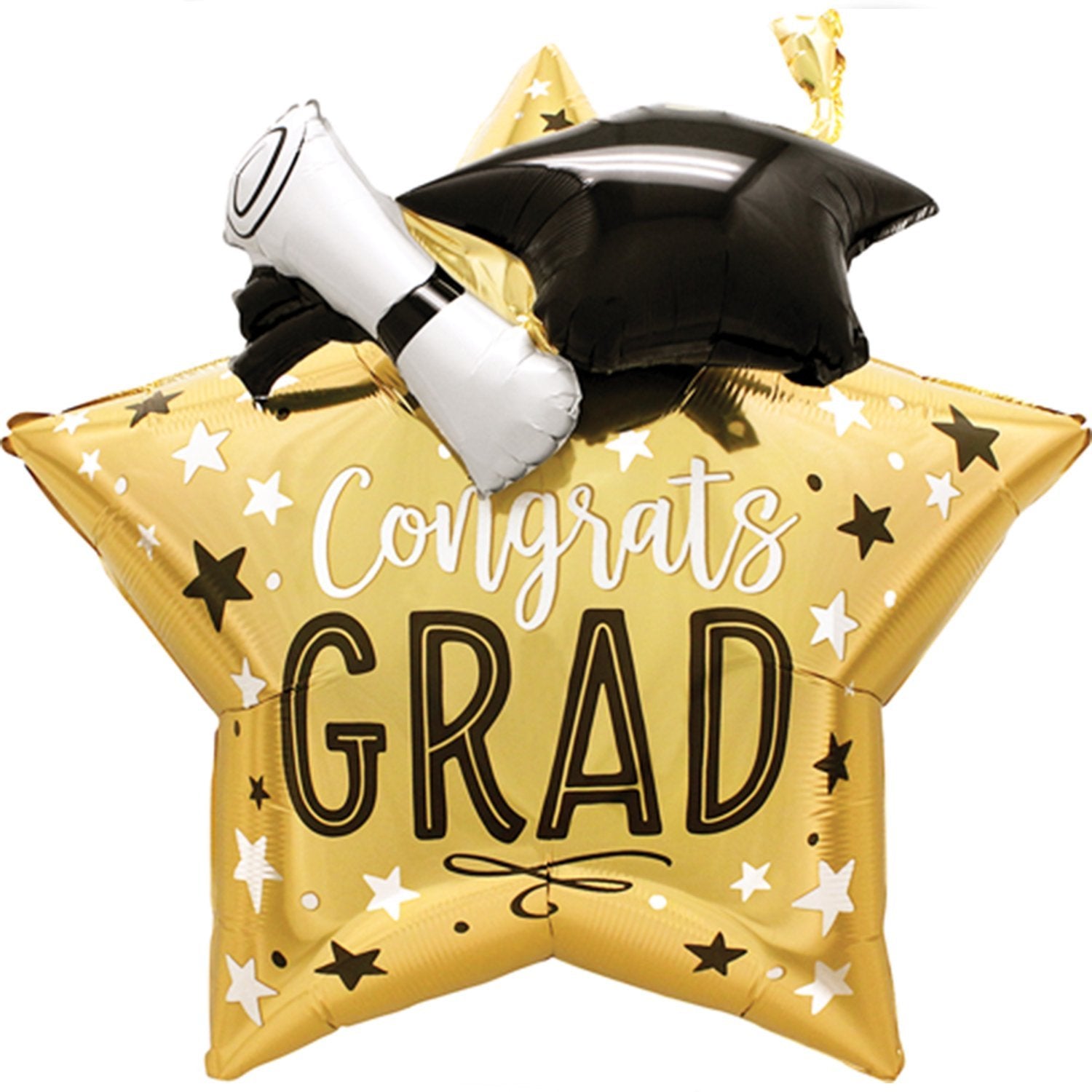 Congrats Grad Star Balloon - Pretty Collected