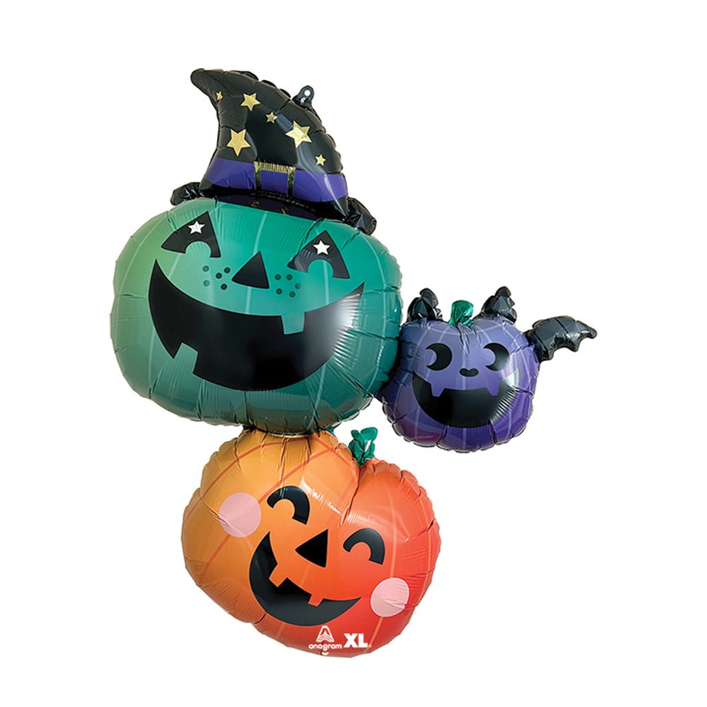 Stack of Jack O Lanterns Balloon - Pretty Collected