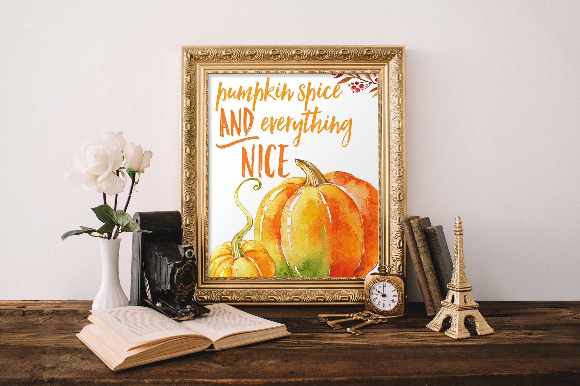 Pumpkin Spice and Everything Nice - FREE Printable - Pretty Collected