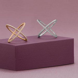 Sofie X Ring - 18 Karat Rose Gold Plated - Pretty Collected