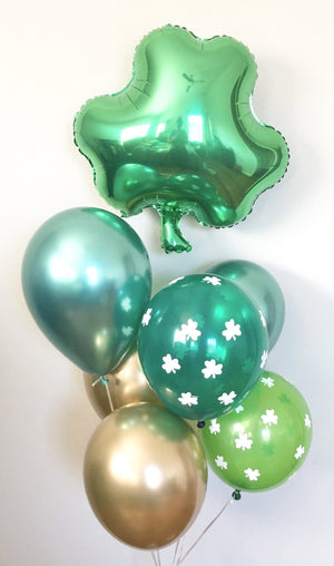 St. Patrick's Day Shamrock Balloon Set - Pretty Collected
