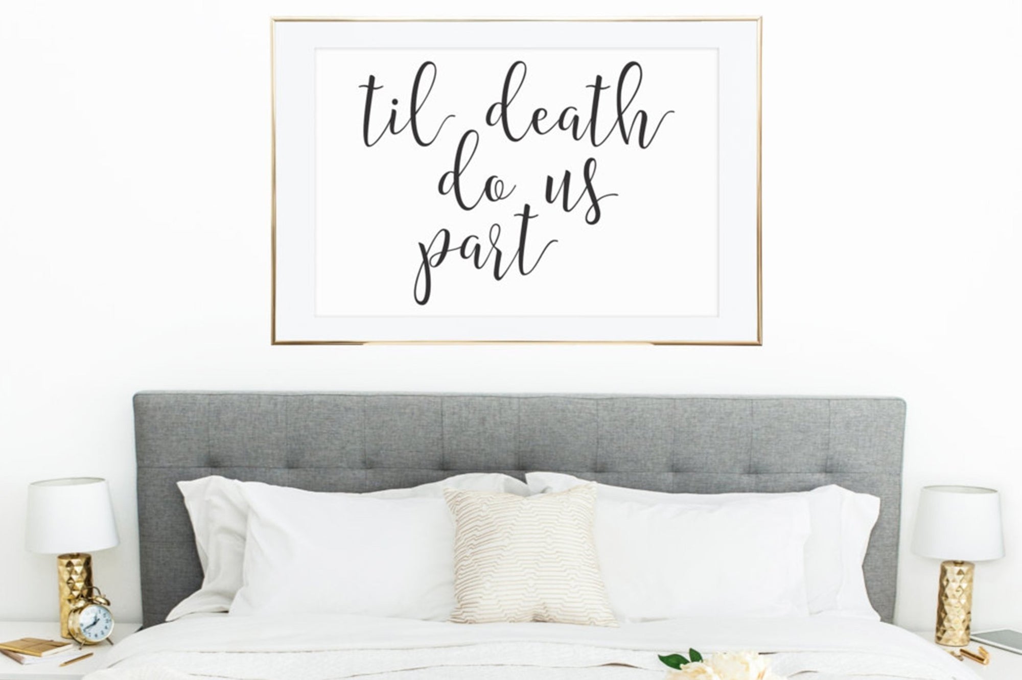 Til Death Do Us Part - FREE Printable - Pretty Collected