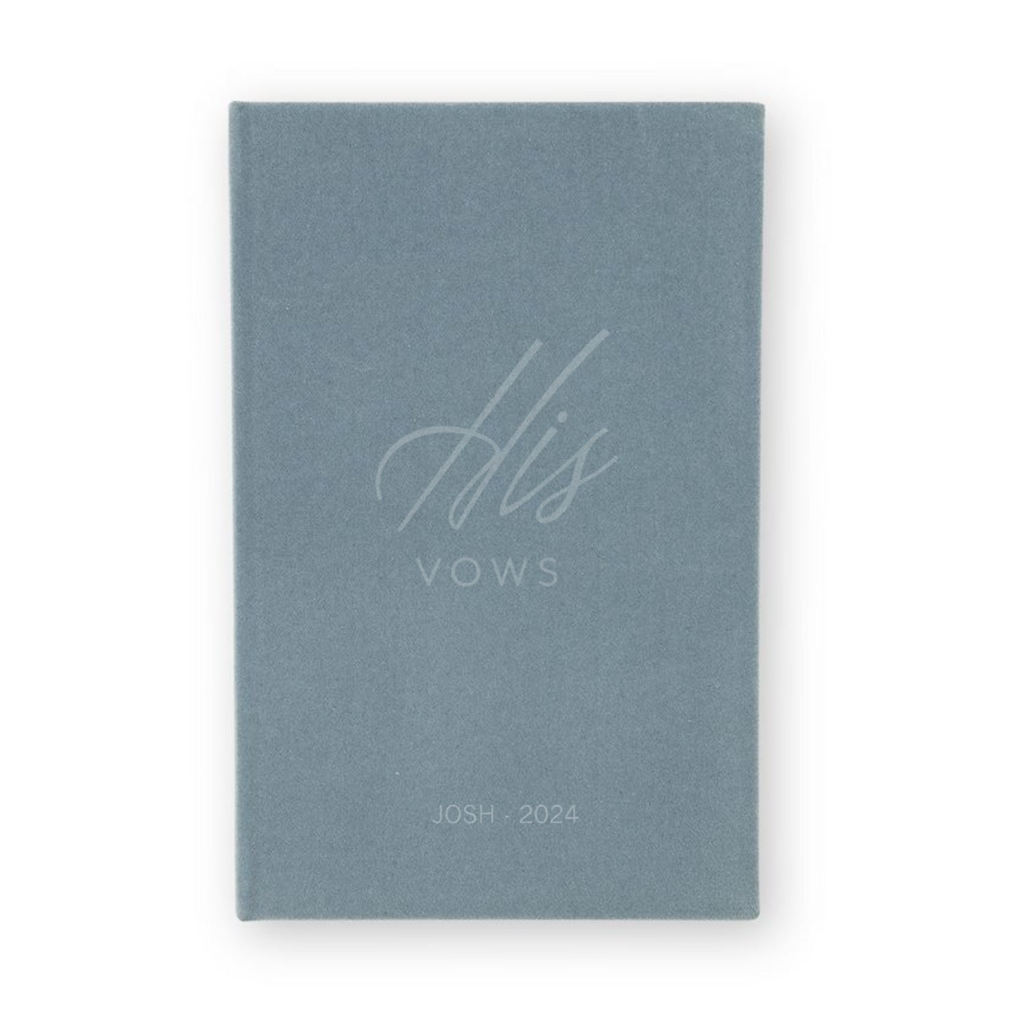 His Vow Book - Blue Velvet - Pretty Collected