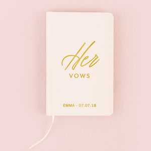 Her Vow Book - Ivory White - Pretty Collected