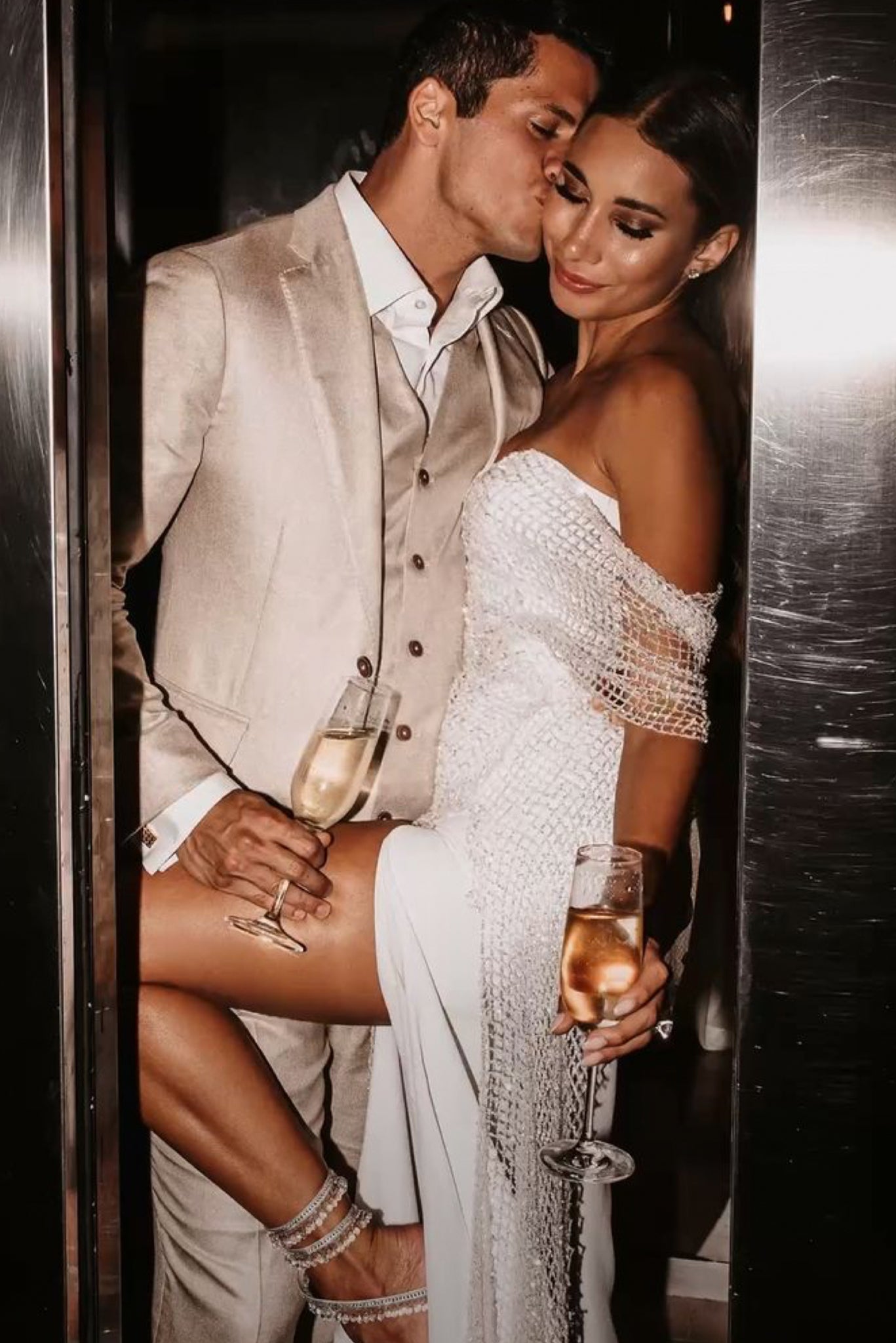 Elevator Engagement Photo Session Ideas - Pretty Collected