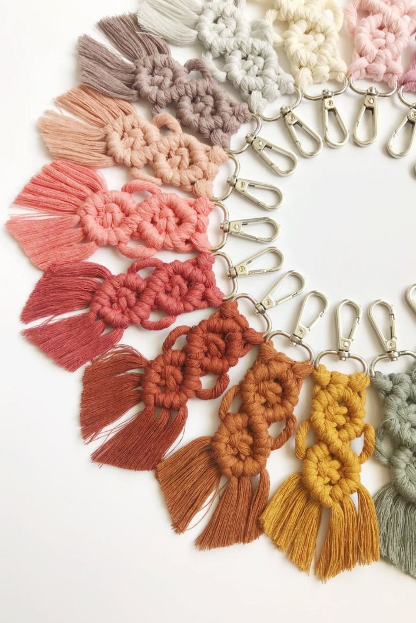 DIY Macrame Keychain! - Pretty Collected