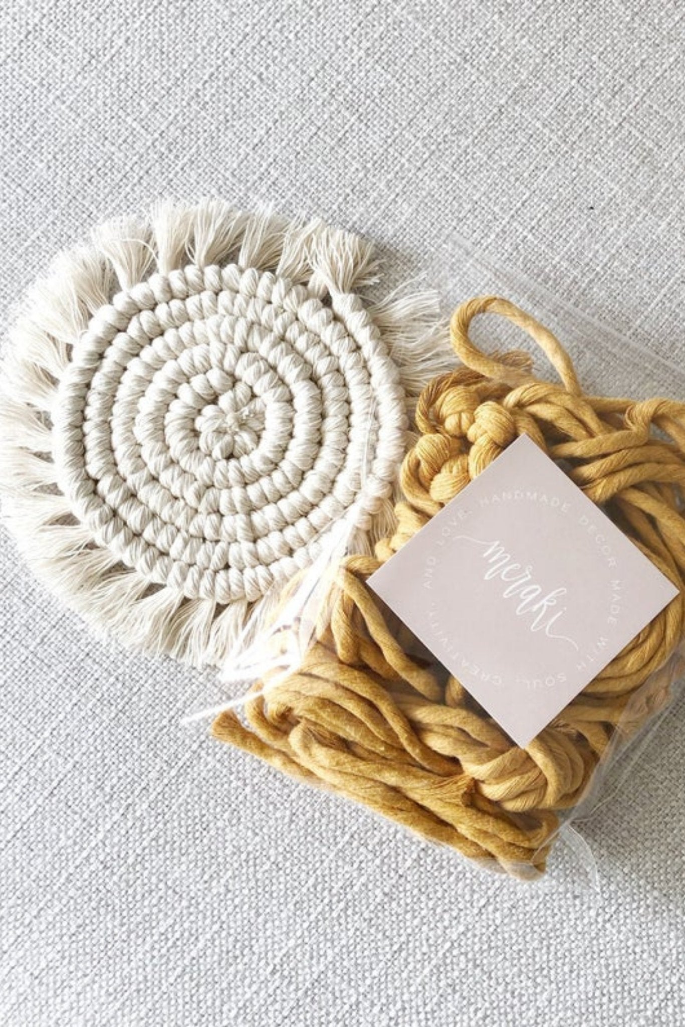 DIY Macrame Coasters! - Pretty Collected