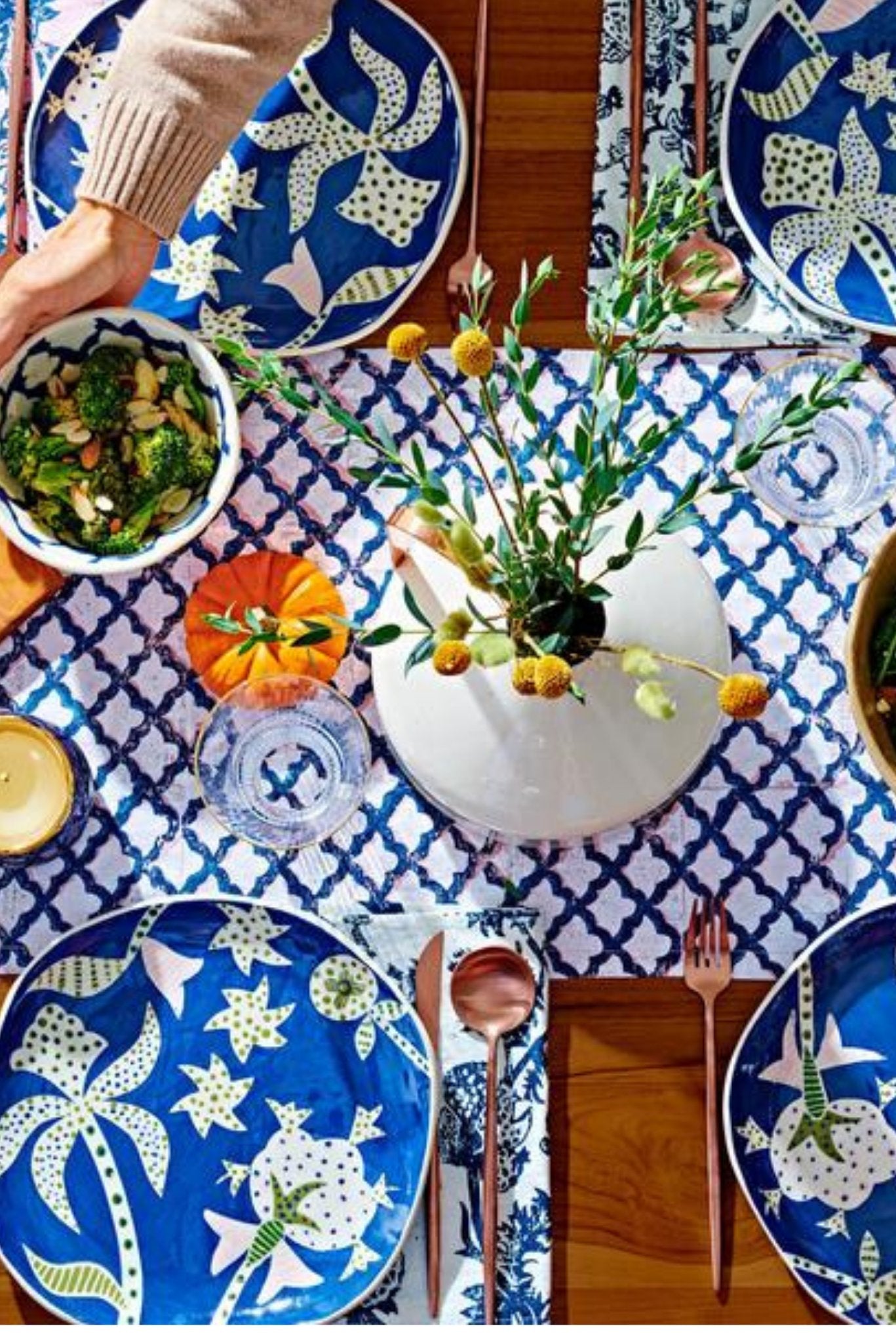 Roller Rabbit x Etsy: The Best Colorful Tablescape - Pretty Collected