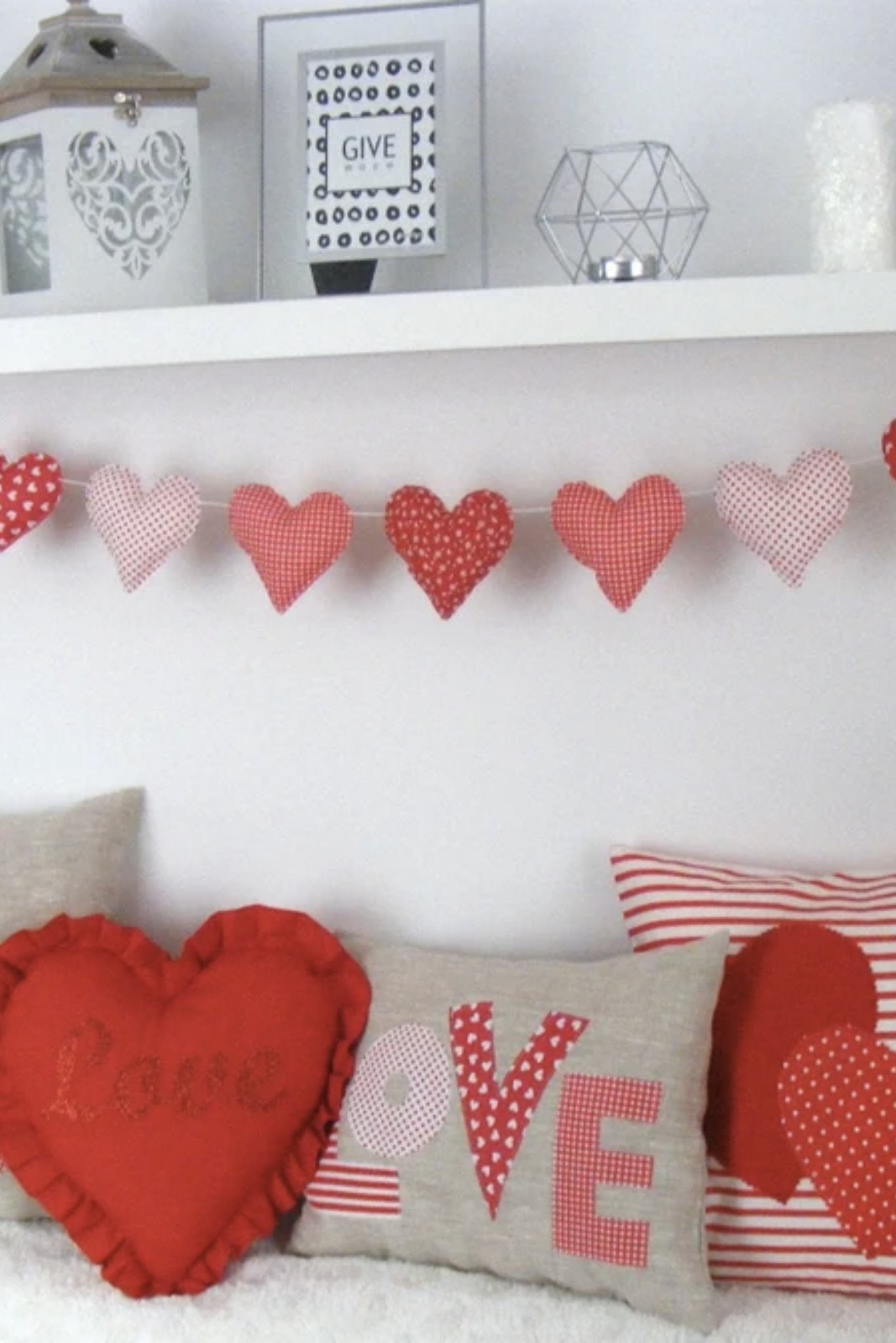 Easy Valentine's Day Home Decor - Pretty Collected