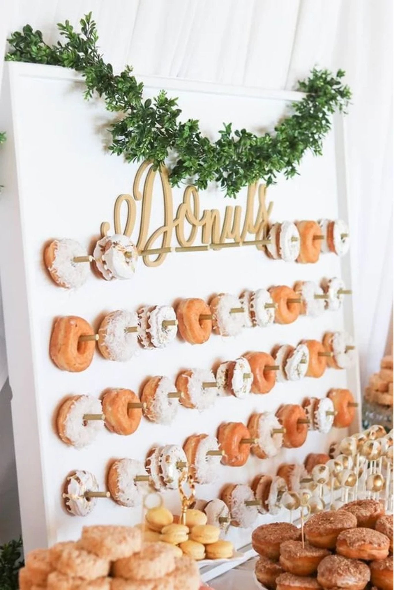 Wedding Dessert Table Ideas 2022 - Donut Edition - Pretty Collected