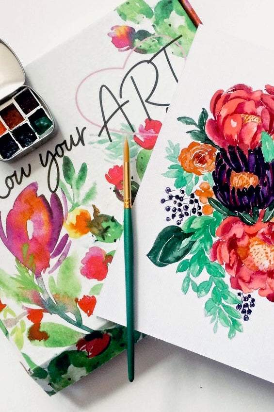 Self-Care Saturday: Watercolor Painting! - Pretty Collected
