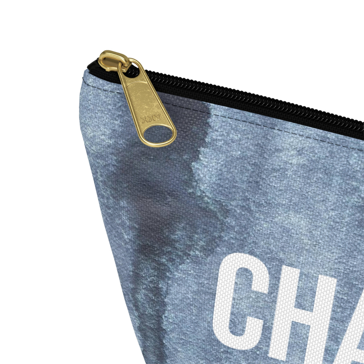 Personalized Denim Watercolor Pencil Pouch