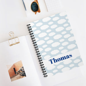 Personalized Notebook - Clouds Design