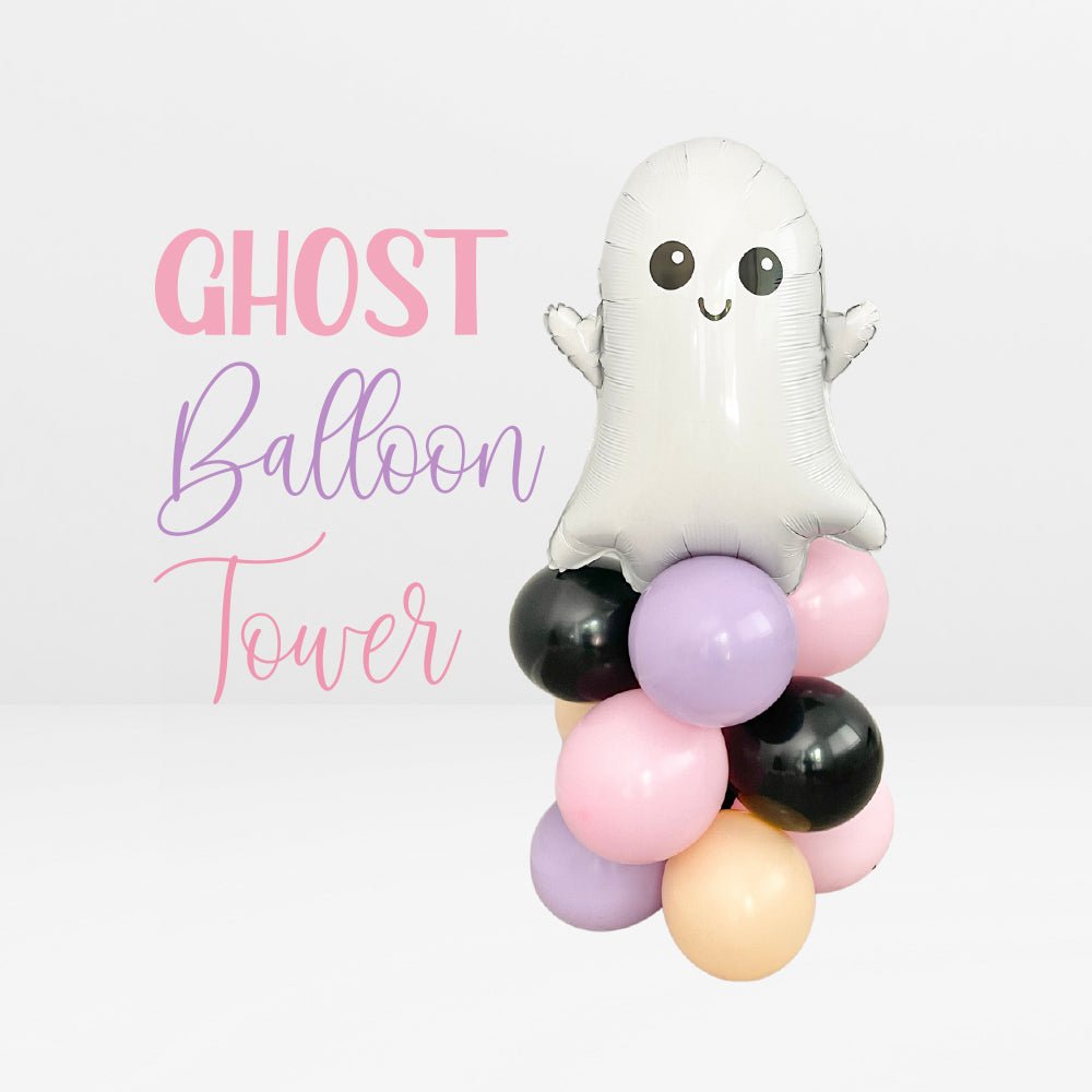 Baby Ghost Balloon Tower - Pretty Collected