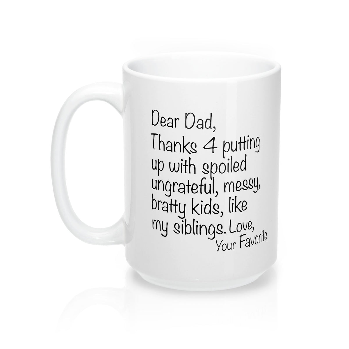 Dear Dad Mug - Multiple Siblings Version - Pretty Collected