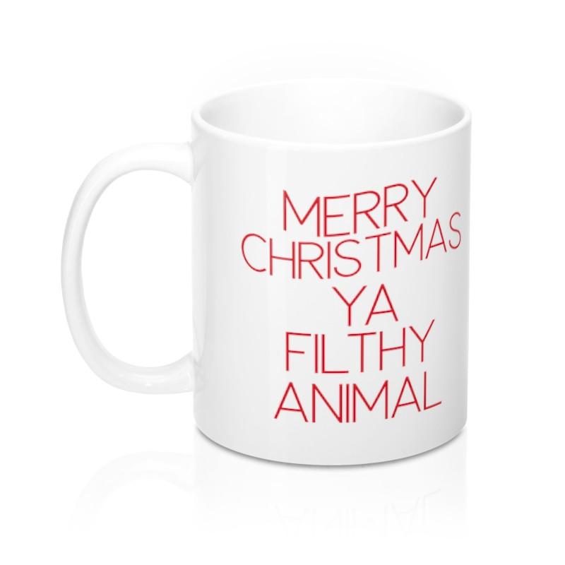 Merry Christmas Ya Filthy Animal Mug - Pretty Collected