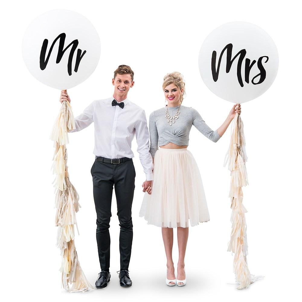 36" Mr & Mrs Balloon Set - Pretty Collected