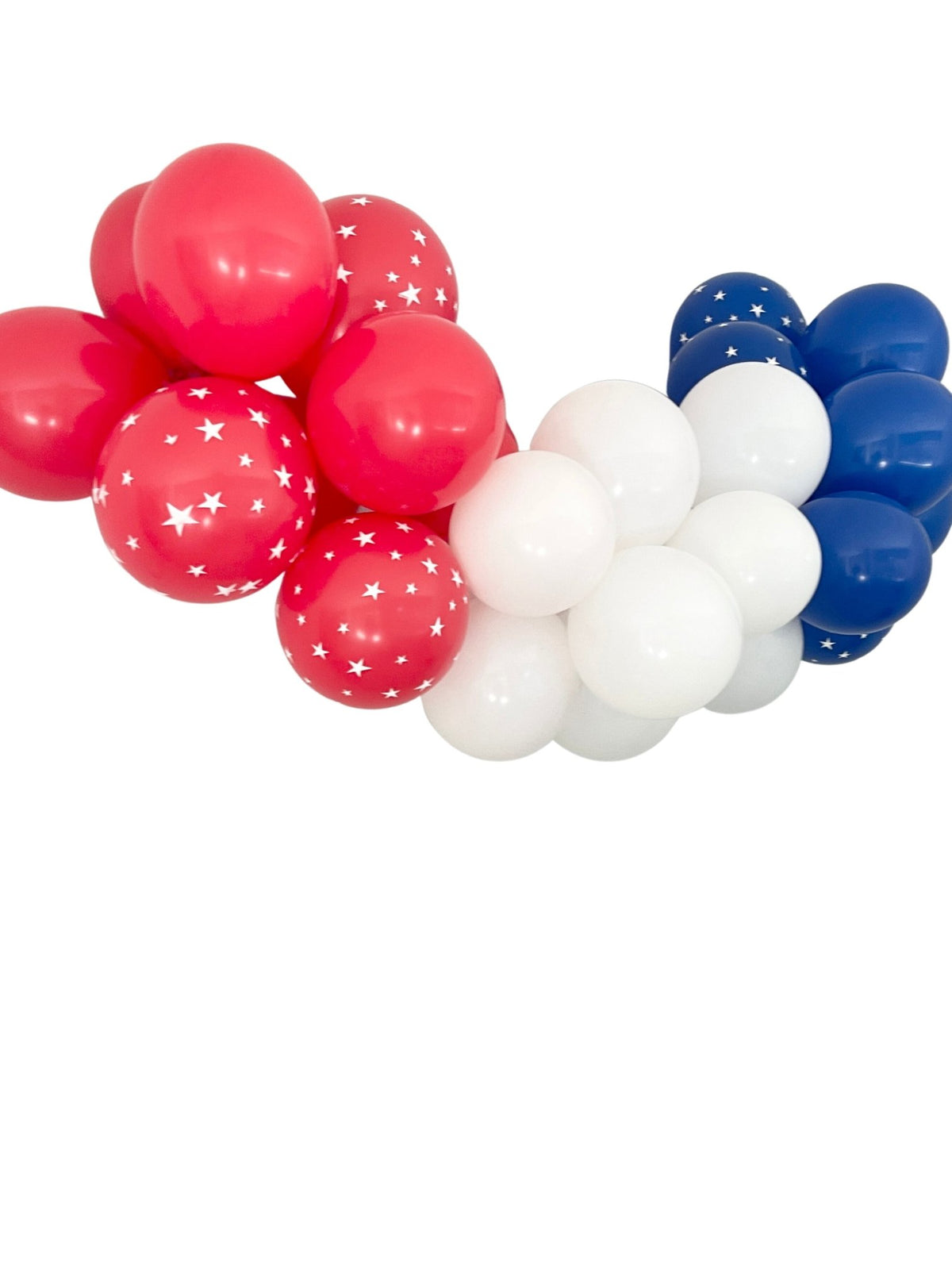 Patriotic Balloon Garland Kit - With Stars - Pretty Collected
