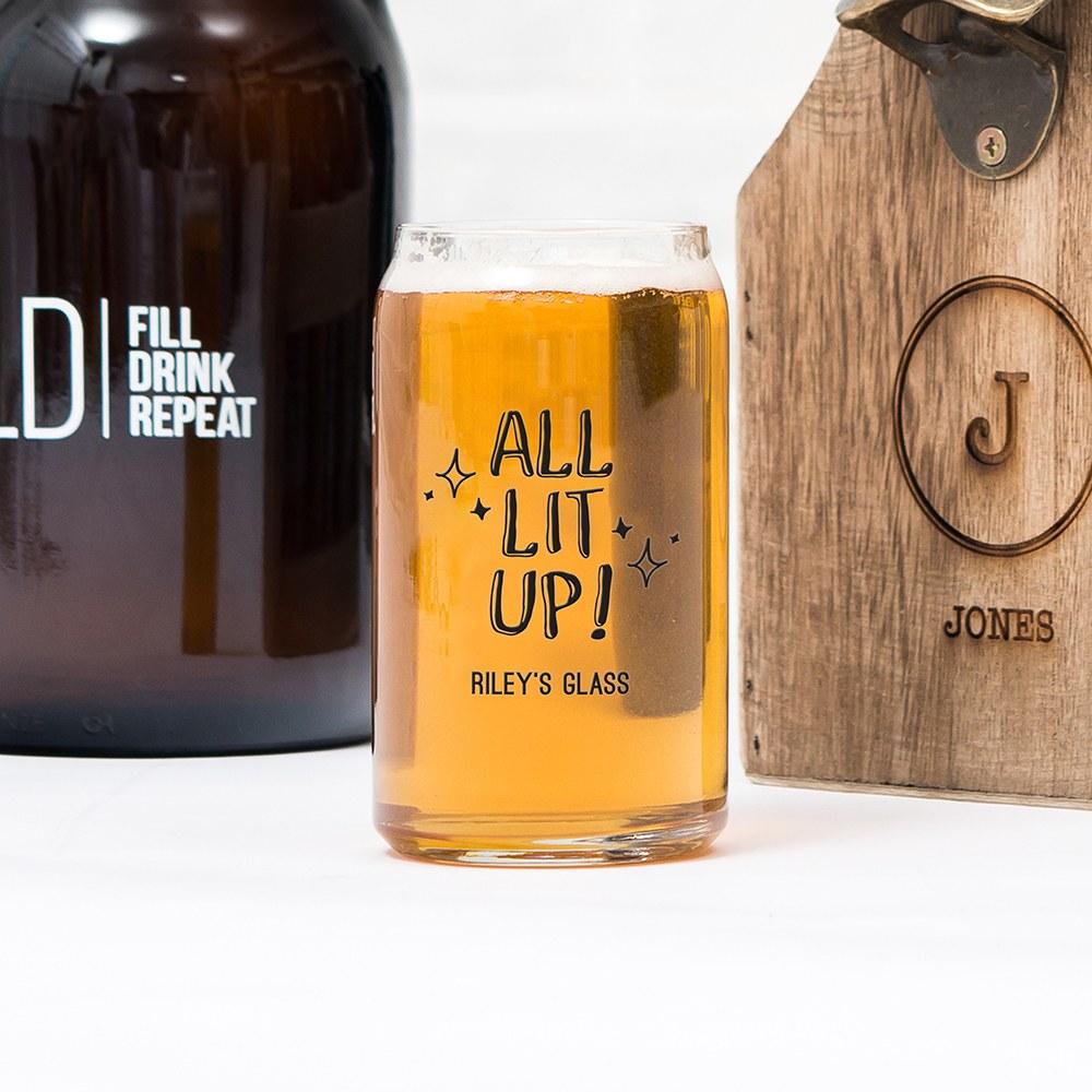 All Lit Up Glass Cup - Pretty Collected