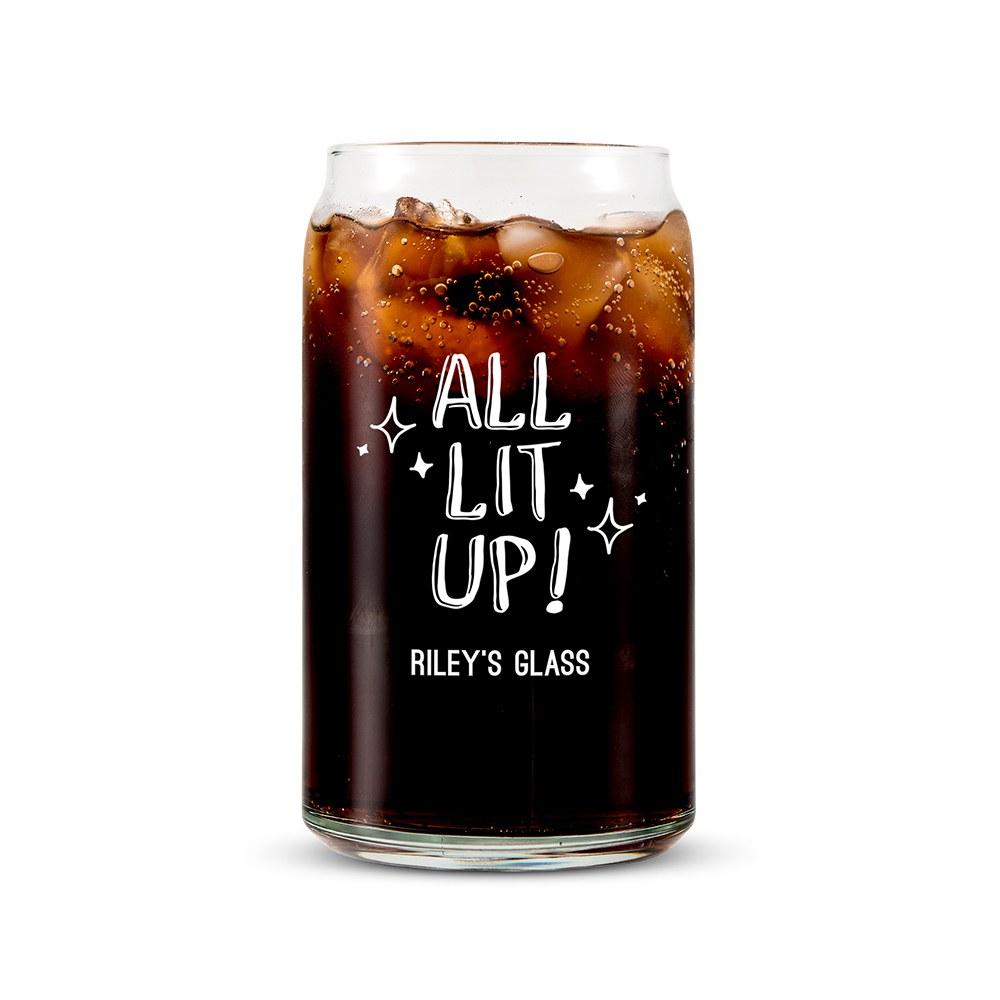 All Lit Up Glass Cup - Pretty Collected