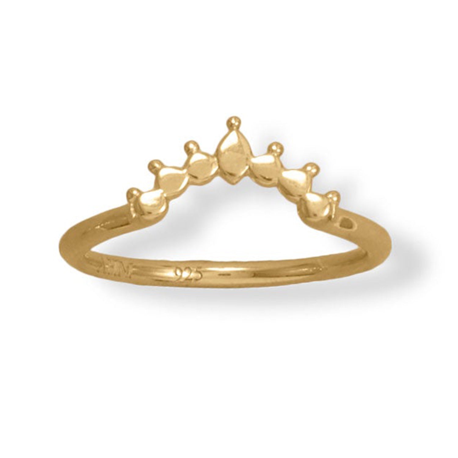 Crown Themed Diamond Gold Ring Design For Any Special Occasion