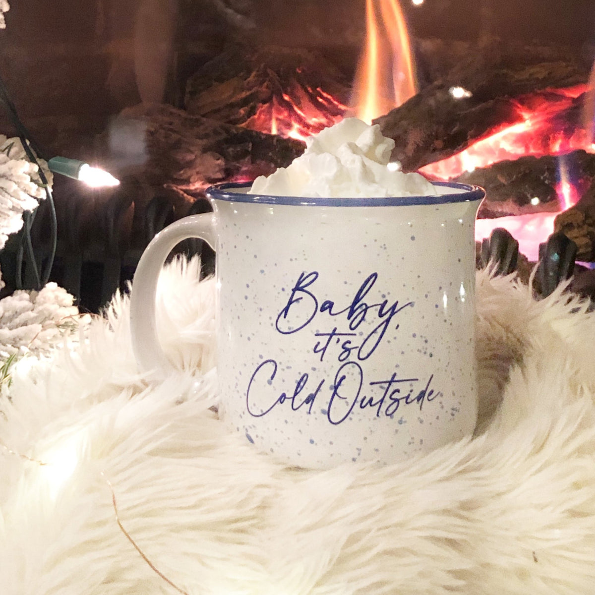 Set of 24 | Baby newest It's Cold Outside Personalized Coffee Mugs | DM118 | Baby Shower Coffee Mugs Party Favors