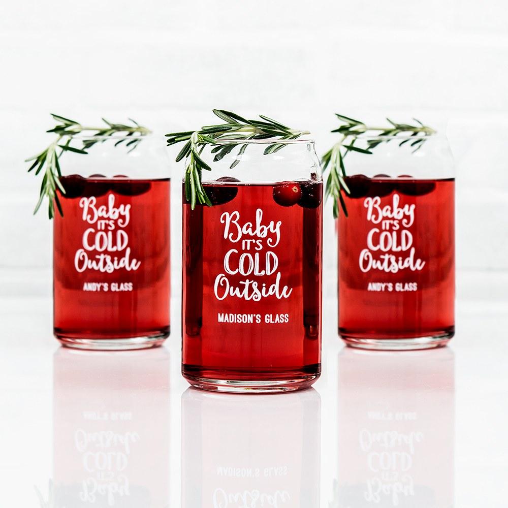 Baby It's Cold Outside Glass Cup - Pretty Collected