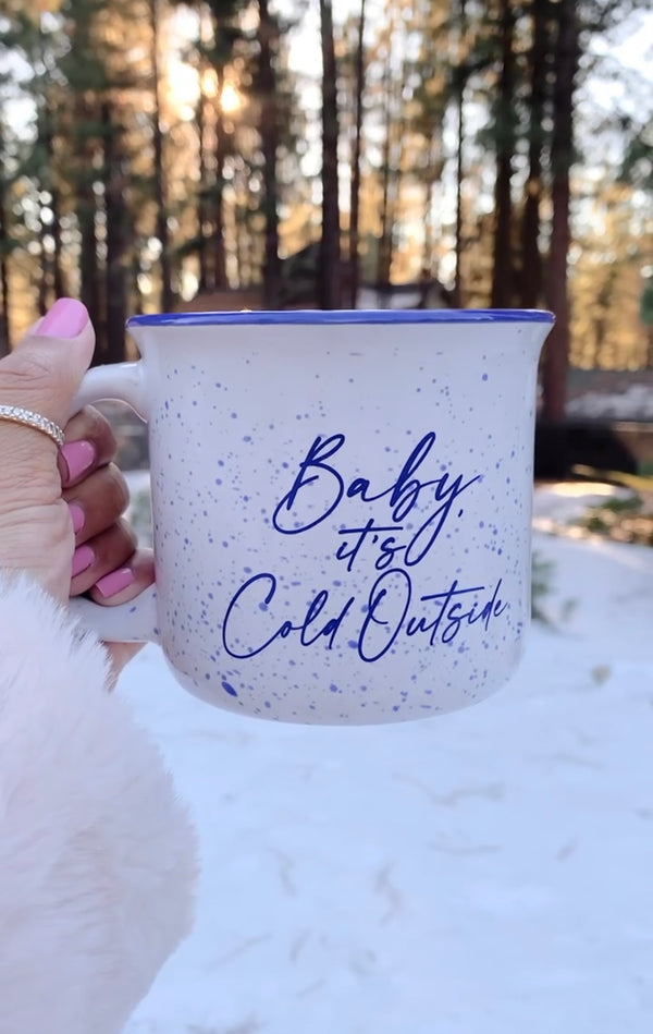 Baby It's Cold Outside Glass Cup - Pretty Collected