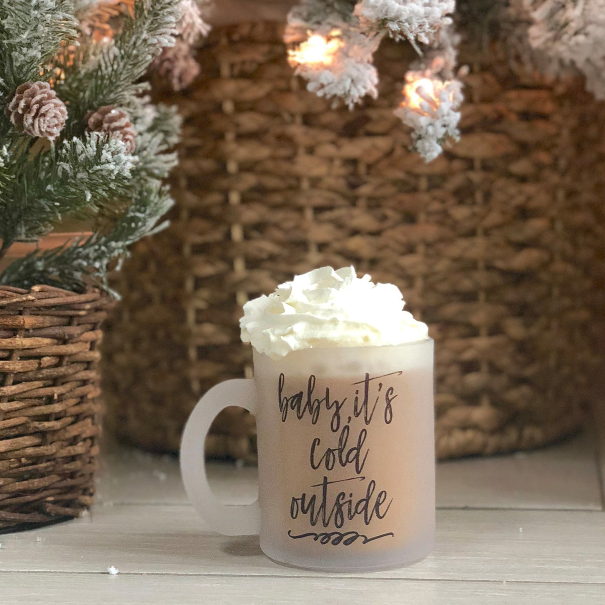 Baby, It's Cold Outside Frosted Mug - Pretty Collected