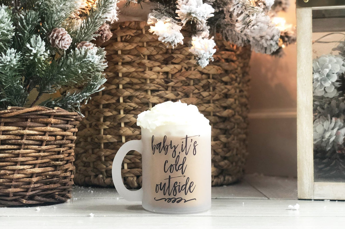 Baby, It's Cold Outside Frosted Mug - Pretty Collected