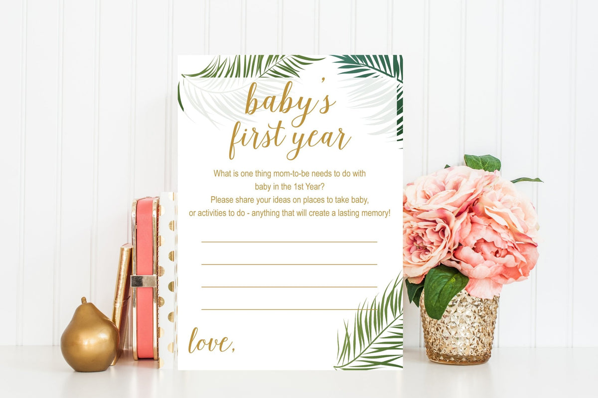 Tropical Baby Shower Games Package - Pretty Collected