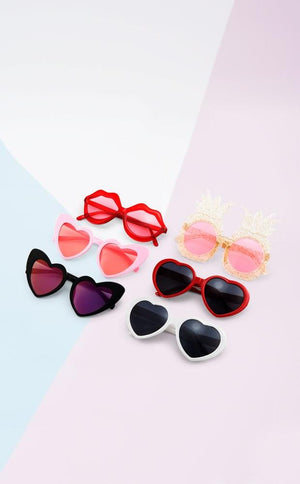 Red Heart Sunglasses - Pretty Collected