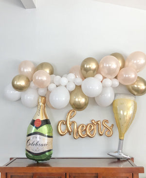 Champagne Bottle Balloon - Pretty Collected