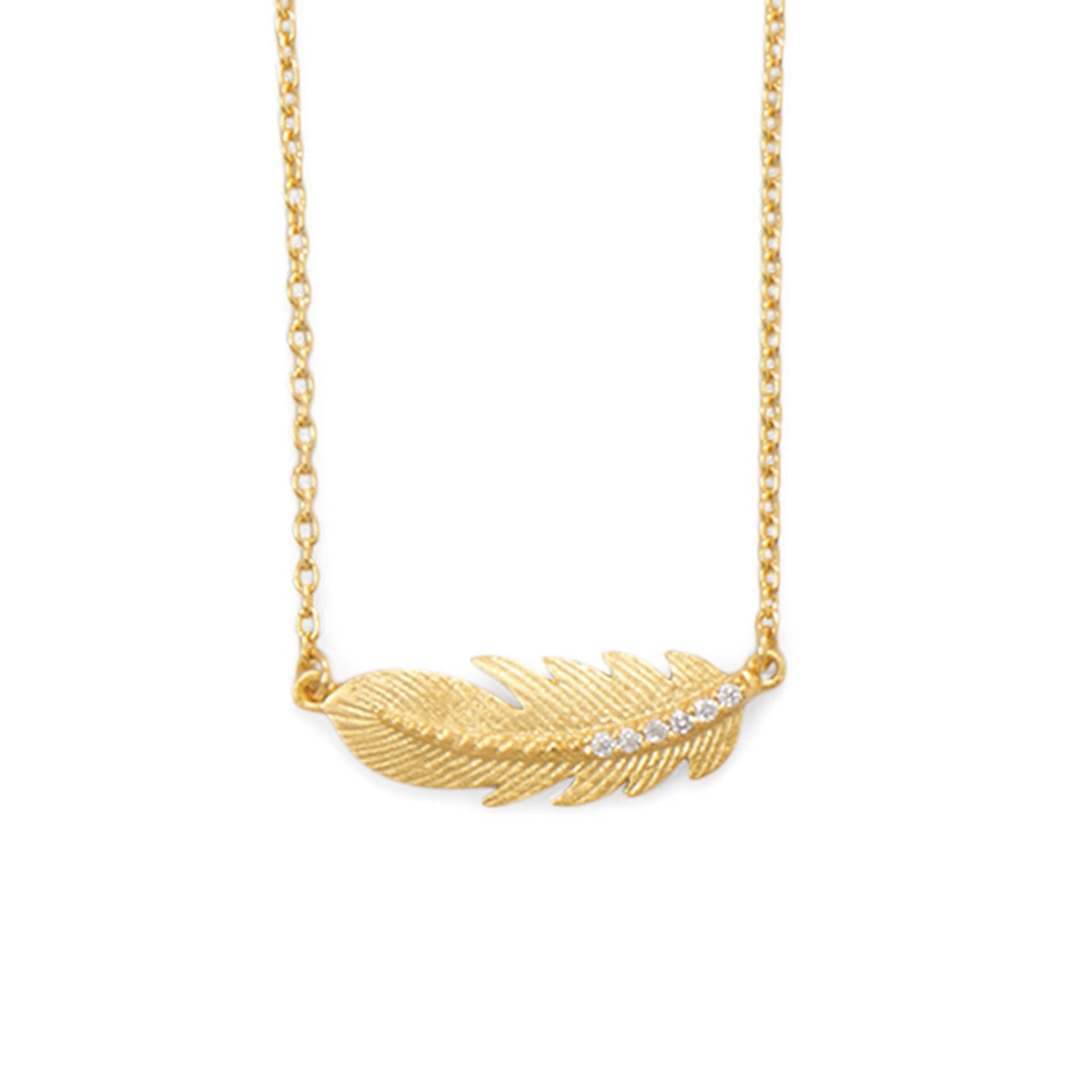 Boho Feather Necklace - Pretty Collected