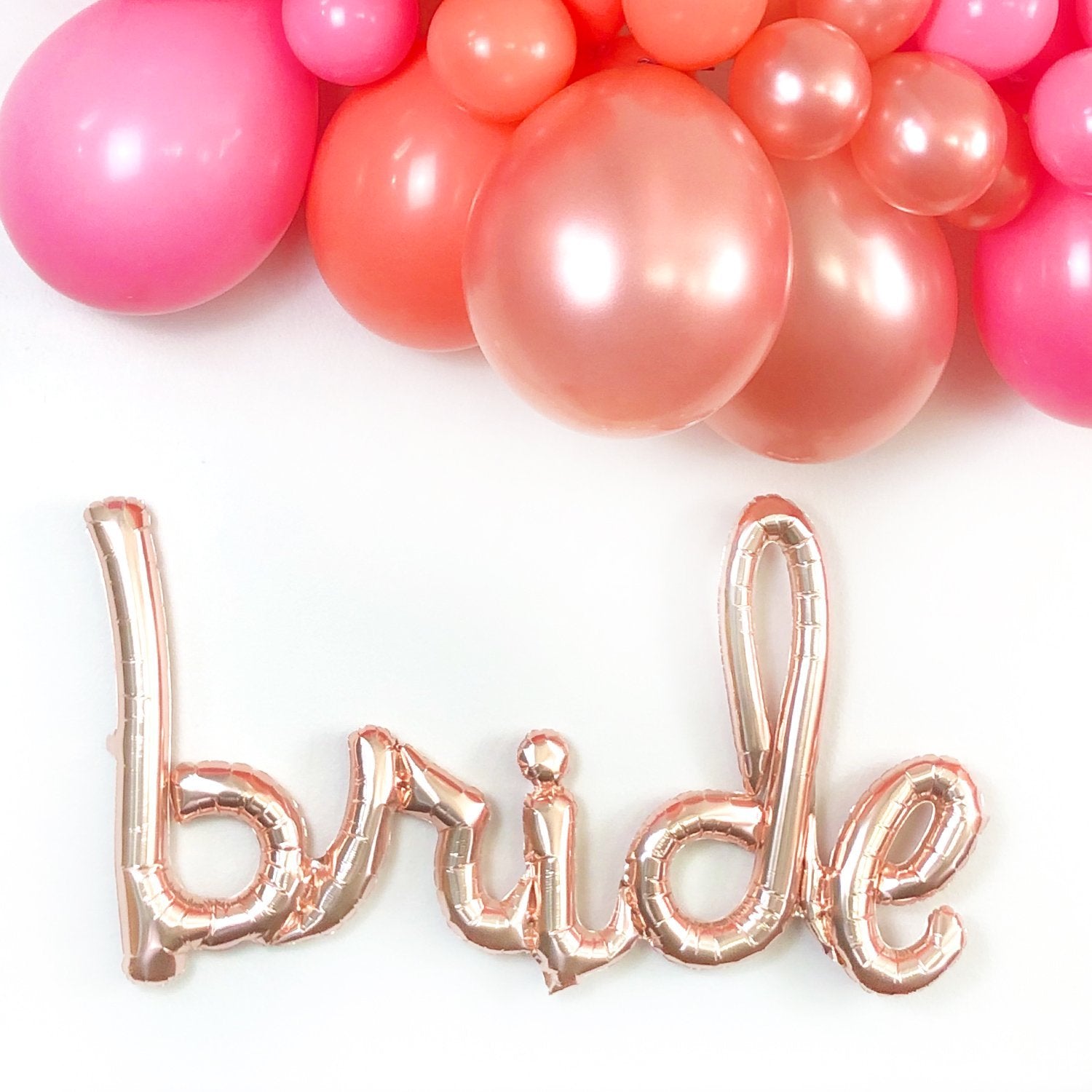 Bride Balloon - Rose Gold - Pretty Collected