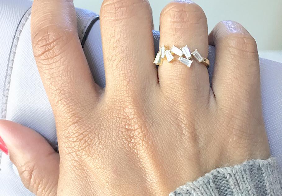 Bridget Baguette Ring - Pretty Collected