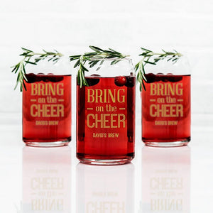 Bring on the Cheer Glass Cup - Pretty Collected