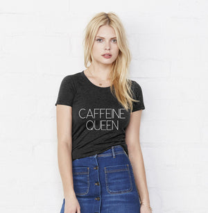 Caffeine Queen Ladies' Short Sleeve T-Shirt - Pretty Collected