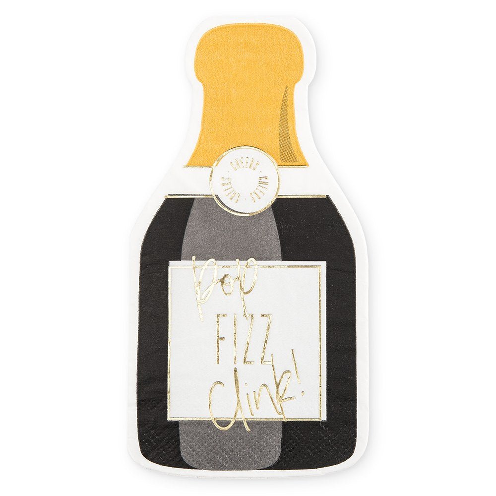 Champagne Bottle Napkins - Pretty Collected