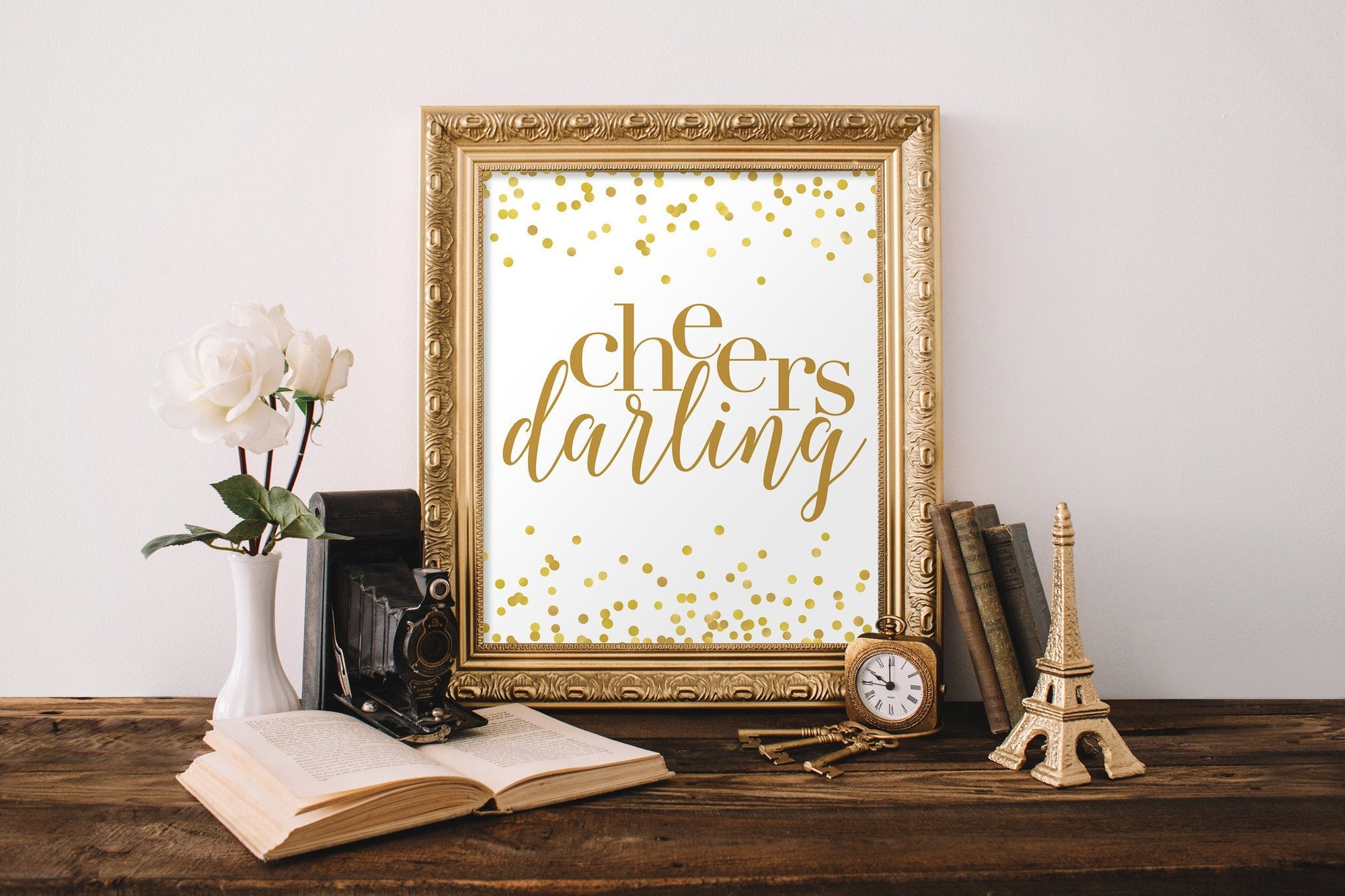 Cheers Darling Printable - Pretty Collected