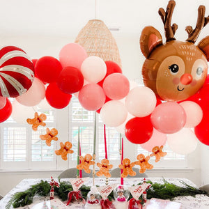 Peppermint Christmas Balloon Garland Kit - Pretty Collected