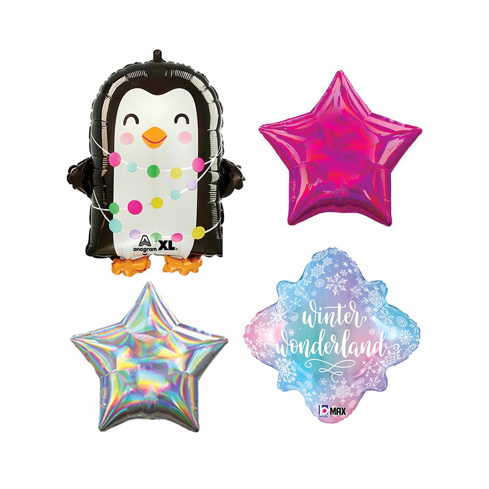 Penguin & Star Balloon Set - Pretty Collected