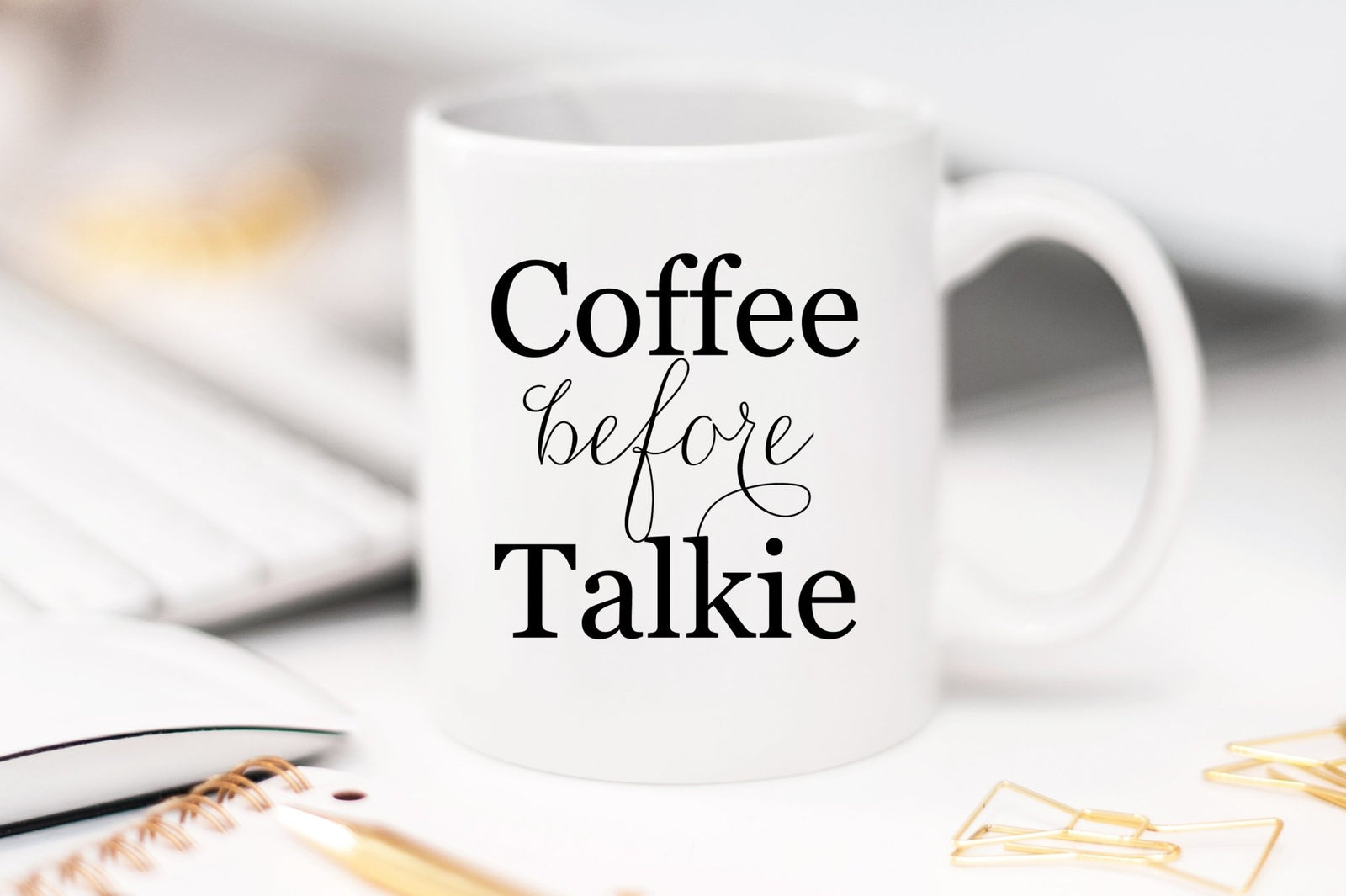 Coffee Before Talkie Mug - Pretty Collected