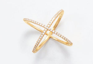 Sofie X Ring - 18 Karat Gold Plated - Pretty Collected