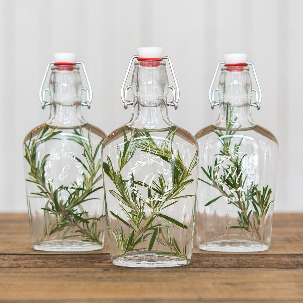 Vintage Style Womens Flask - Glass Flask - Pretty Collected