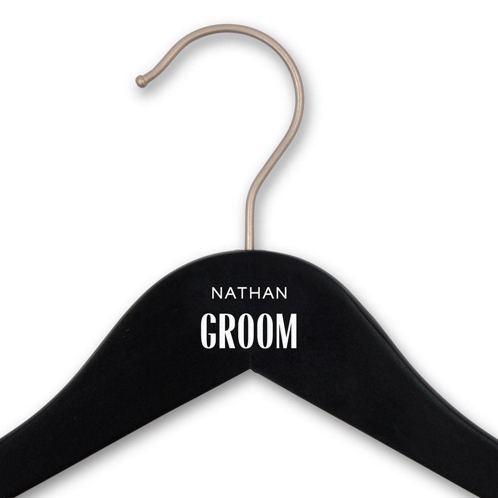 Personalized Groom & Groomsmen Hangers - Pretty Collected