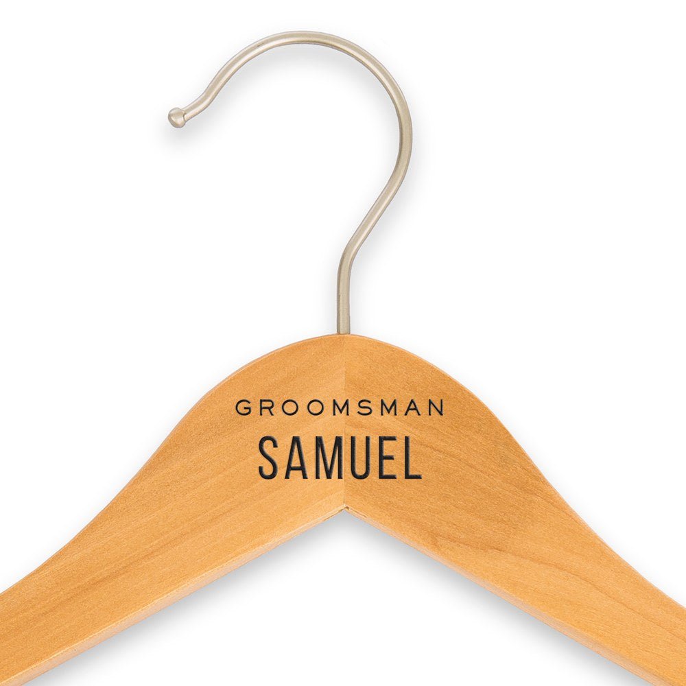 Custom Groom & Groomsmen Hangers - Pretty Collected